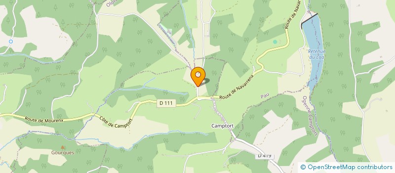 localisation de l'entreprise MADAME MAGALI GRANGEON  OGENNE-CAMPTORT