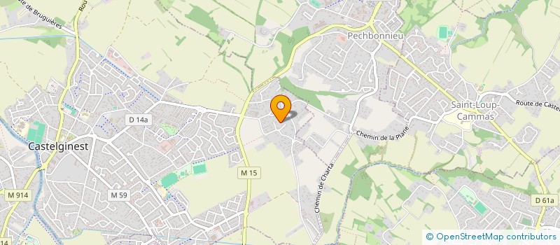 localisation de l'entreprise MADAME MAGALI GRANT  CASTELGINEST