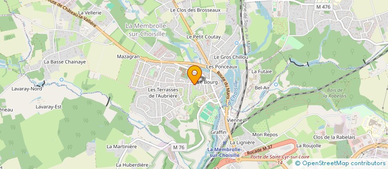 localisation de l'entreprise MADAME MAGALI GRENIER  LA MEMBROLLE-SUR-CHOISILLE