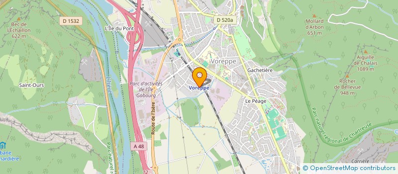 localisation de l'entreprise MADAME MAGALI GRIMALDI  VOREPPE