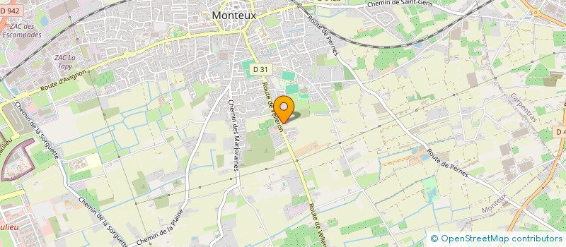 localisation de l'entreprise MADAME MAGALI GRONDIN  SARRIANS