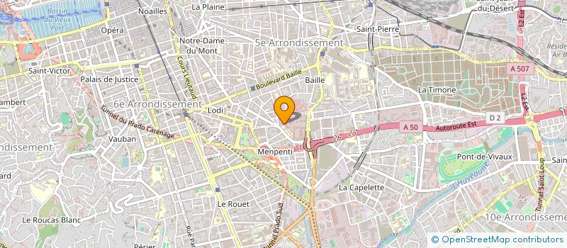 localisation de l'entreprise MADAME MAGALI GUEYDAN à MARSEILLE