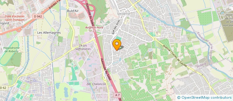 localisation de l'entreprise MADAME MAGALI GUIBAL  VEDENE