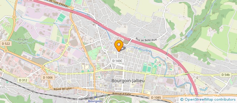 localisation de l'entreprise MADAME MAGALI GUILLAUD-BATAILLE à BOURGOIN-JALLIEU