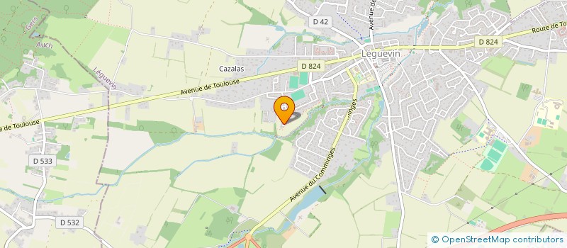 localisation de l'entreprise MADAME MAGALI GUILLOU  LEGUEVIN