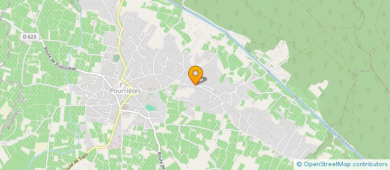 localisation de l'entreprise MADAME MAGALI GUIONY  POURRIERES