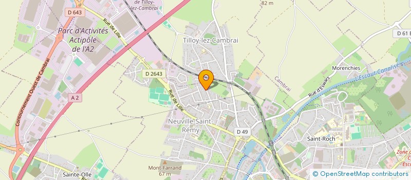 localisation de l'entreprise MADAME MAGALI HAAS  NEUVILLE-SAINT-REMY