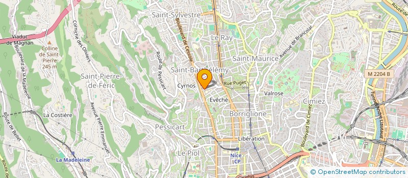localisation de l'entreprise MADAME MAGALI HALTER AMBROSI à NICE
