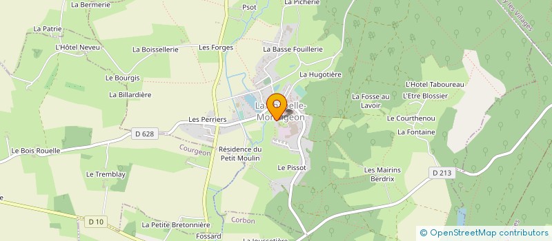 localisation de l'entreprise MADAME MAGALI HARENT à LA CHAPELLE-MONTLIGEON