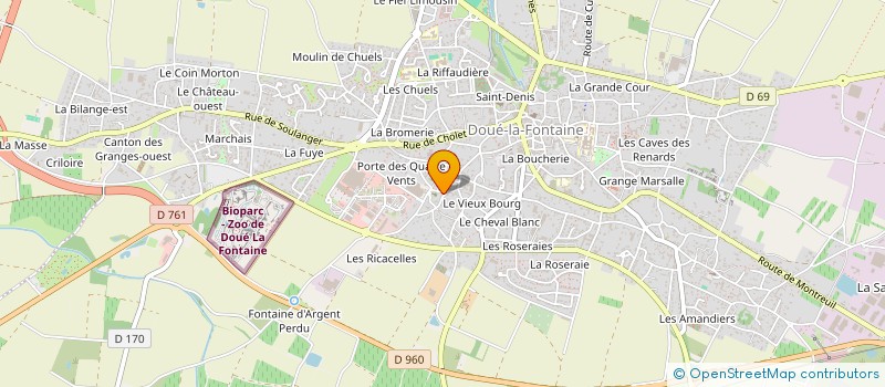 localisation de l'entreprise MADAME MAGALI HARPIN  DOUE-EN-ANJOU