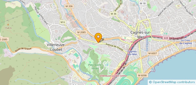 localisation de l'entreprise MADAME MAGALI HAUFFSCHETEDER à CAGNES-SUR-MER