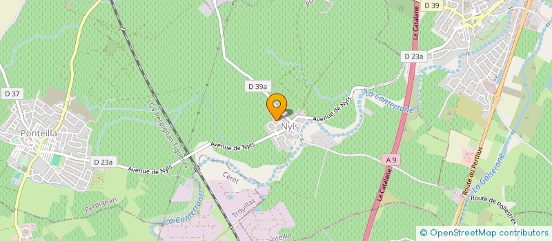 localisation de l'entreprise MADAME MAGALI HAUTENAUVE  FOURQUES