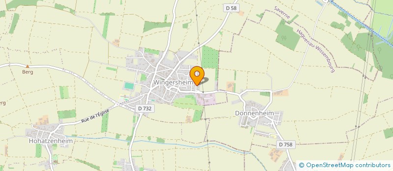 localisation de l'entreprise MADAME MAGALI HELMSTETTER  WINGERSHEIM LES QUATRE BANS