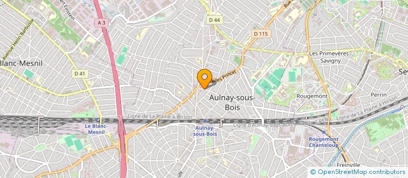 localisation de l'entreprise MADAME MAGALI HENON à AULNAY-SOUS-BOIS