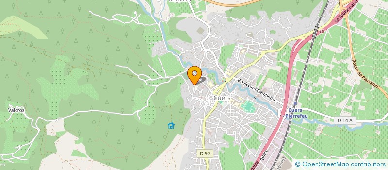 localisation de l'entreprise MADAME MAGALI HIBERTY  CUERS