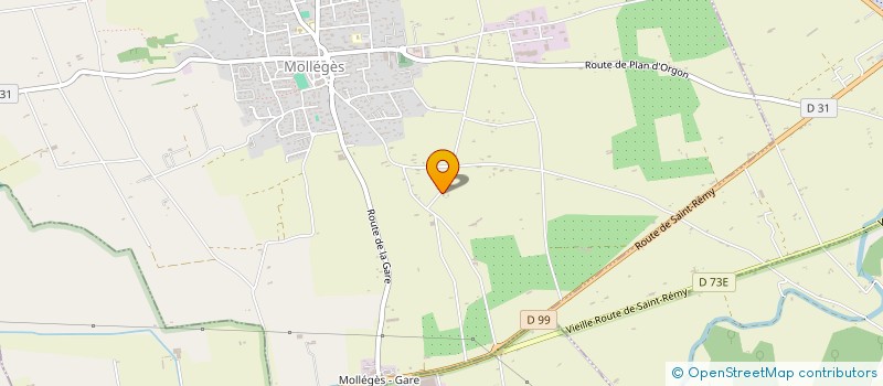 localisation de l'entreprise MADAME MAGALI HOURTAL  MOLLEGES