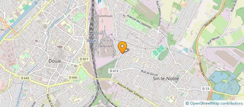 localisation de l'entreprise MADAME MAGALI IYAKAREMYE  SIN-LE-NOBLE