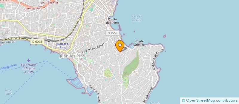 localisation de l'entreprise MADAME MAGALI JACQUET  ANTIBES