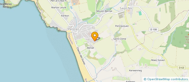 localisation de l'entreprise MADAME MAGALI JAFFREZIC  SAINT-NIC