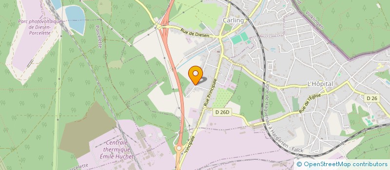 localisation de l'entreprise MADAME MAGALI JAGER  CARLING