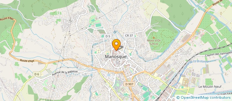 localisation de l'entreprise MADAME MAGALI JAMET à MANOSQUE