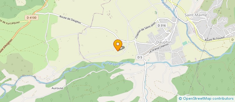 localisation de l'entreprise MADAME MAGALI JARRE  FORCALQUIER