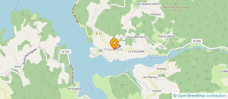 localisation de l'entreprise MADAME MAGALI JEANNE  CHAUMARD