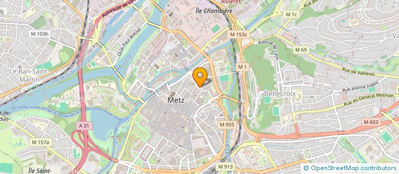 localisation de l'entreprise MADAME MAGALI JOBERT  METZ