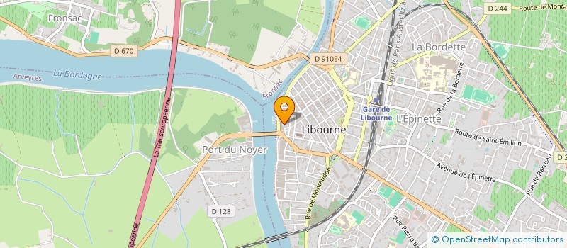 localisation de l'entreprise MADAME MAGALI JOBLON à LIBOURNE