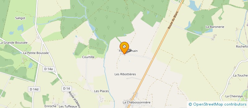localisation de l'entreprise MADAME MAGALI JOFFRE à AZAY-LE-FERRON