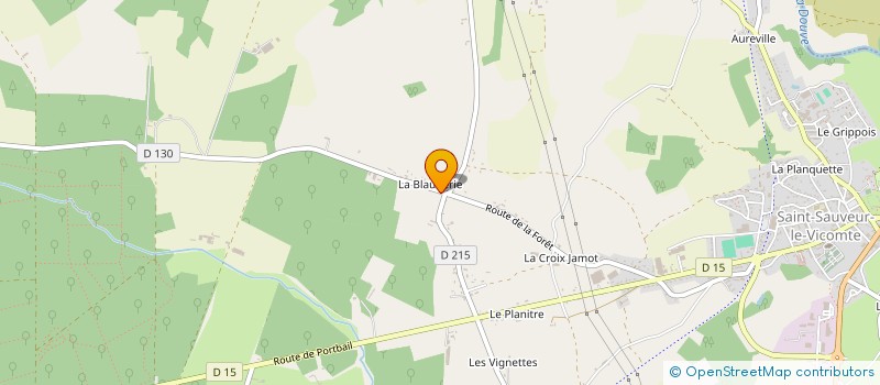 localisation de l'entreprise MADAME MAGALI JOLY à SAINT-SAUVEUR-LE-VICOMTE