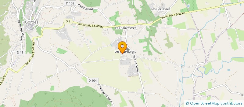 localisation de l'entreprise MADAME MAGALI JOSEPH  GORDES