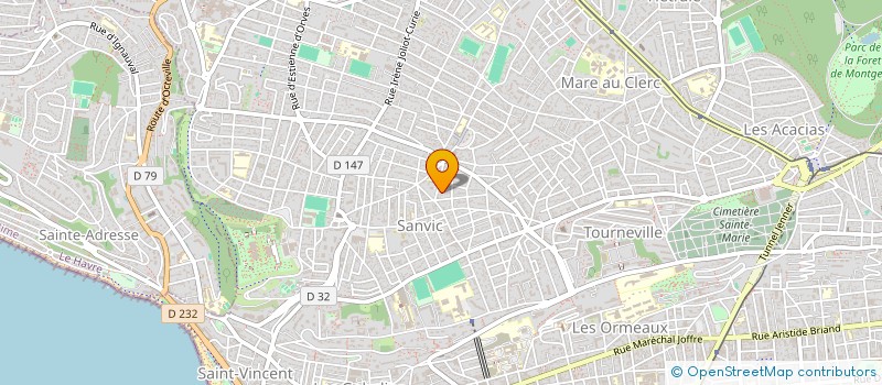 localisation de l'entreprise MADAME MAGALI JOUEN à LE HAVRE