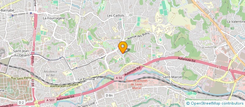 localisation de l'entreprise MADAME MAGALI JULLIEN à MARSEILLE 11EME