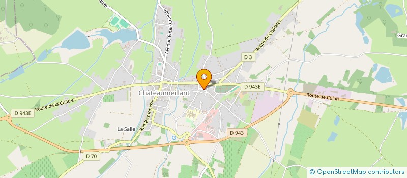 localisation de l'entreprise MADAME MAGALI KERVELLA  CHATEAUMEILLANT