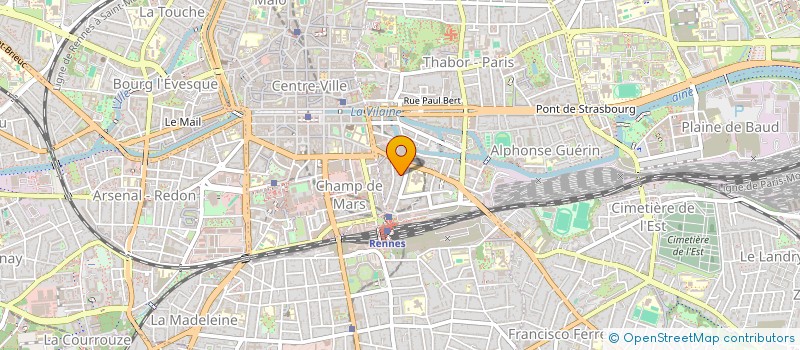 localisation de l'entreprise MADAME MAGALI KRUIPER  RENNES