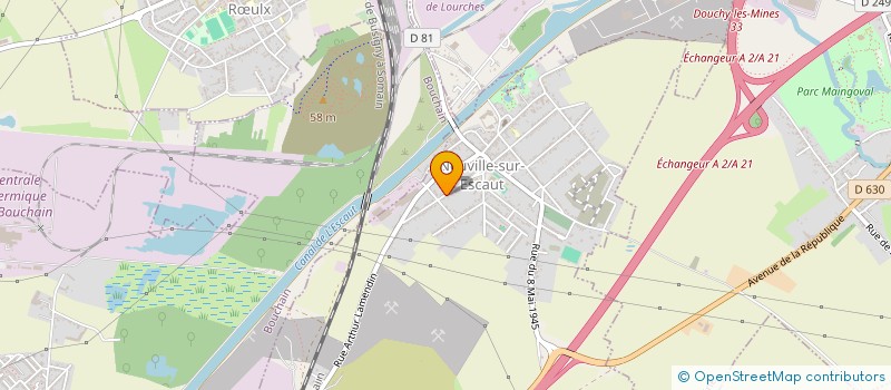 localisation de l'entreprise MADAME MAGALI LACOUR  NEUVILLE-SUR-ESCAUT