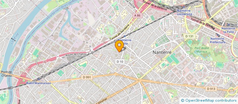 localisation de l'entreprise MADAME MAGALI LAGADEC  NANTERRE