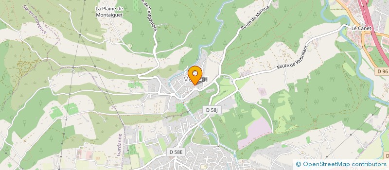 localisation de l'entreprise MADAME MAGALI LAMPAZONE  MEYREUIL