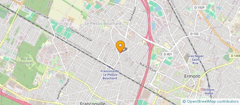 localisation de l'entreprise MADAME MAGALI LANCHAIS  LE PLESSIS-BOUCHARD