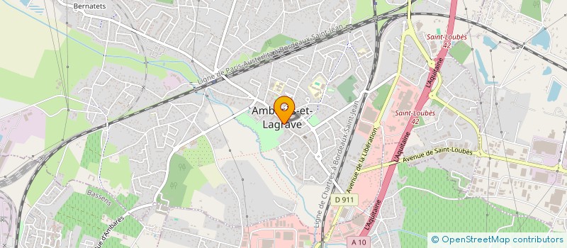 localisation de l'entreprise MADAME MAGALI LANCHARES  AMBARES-ET-LAGRAVE