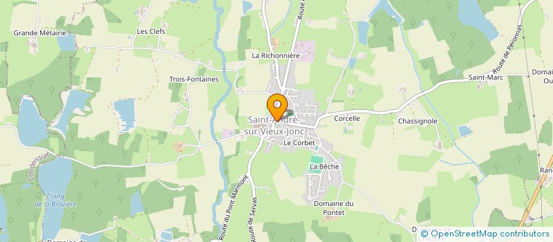 localisation de l'entreprise MADAME MAGALI LAO  SAINT-ANDRE-SUR-VIEUX-JONC