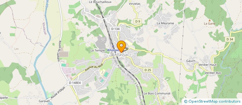 localisation de l'entreprise MADAME MAGALI LASSIAILLE à ALLASSAC