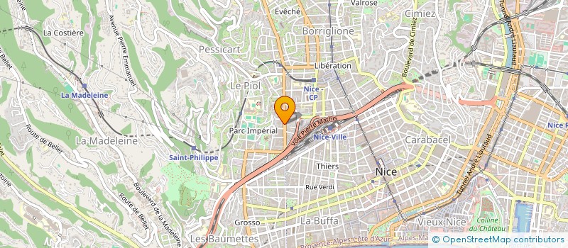 localisation de l'entreprise MADAME MAGALI LATTELAIS à NICE