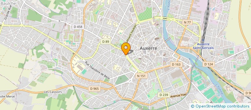 localisation de l'entreprise MADAME MAGALI LAURENT à AUXERRE