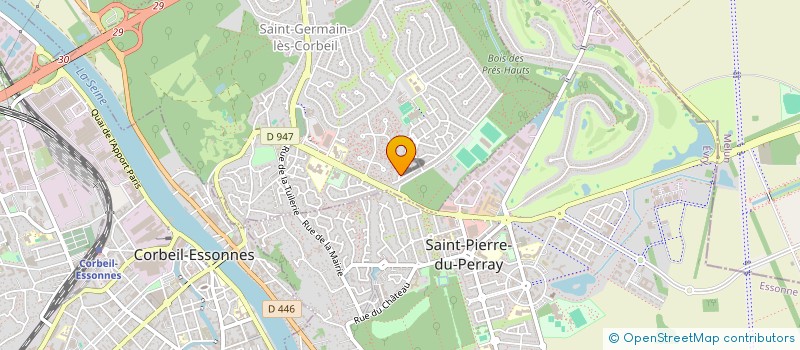 localisation de l'entreprise MADAME MAGALI LAURY à SAINT-GERMAIN-LES-CORBEIL
