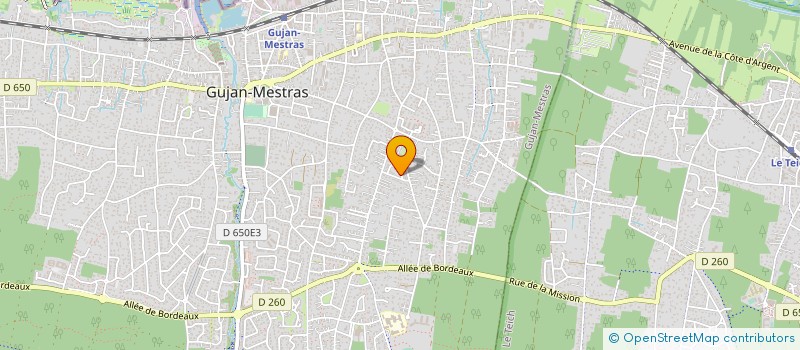localisation de l'entreprise MADAME MAGALI LE BRAS à GUJAN-MESTRAS