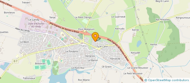 localisation de l'entreprise MADAME MAGALI LE JAMTEL  THEIX-NOYALO