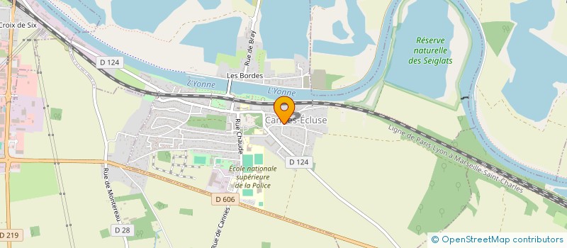 localisation de l'entreprise MADAME MAGALI LE LIEVRE  CANNES-ECLUSE