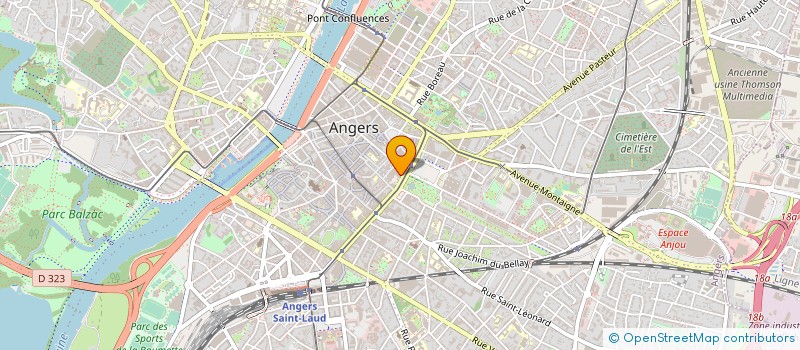 localisation de l'entreprise MADAME MAGALI LE LIEVRE  LOUDUN